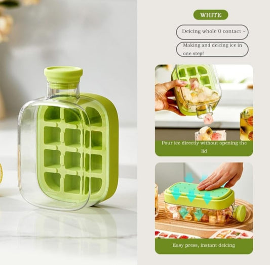 2-in-1 Mini Ice Cube Tray & Portable Bottle – Stay Cool Anywhere