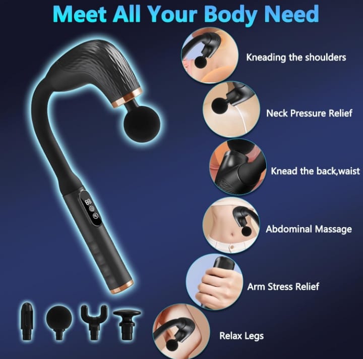 Fascial Gun Massage (Long Handheld)
